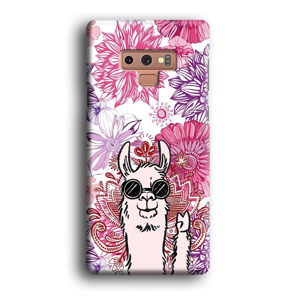 Ilama Message of Peace Samsung Galaxy Note 9 Case-Oxvistore