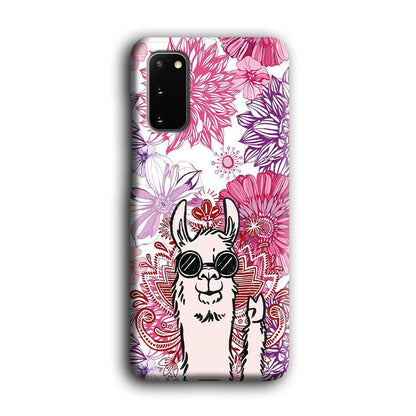 Ilama Message of Peace Samsung Galaxy S20 Case-Oxvistore