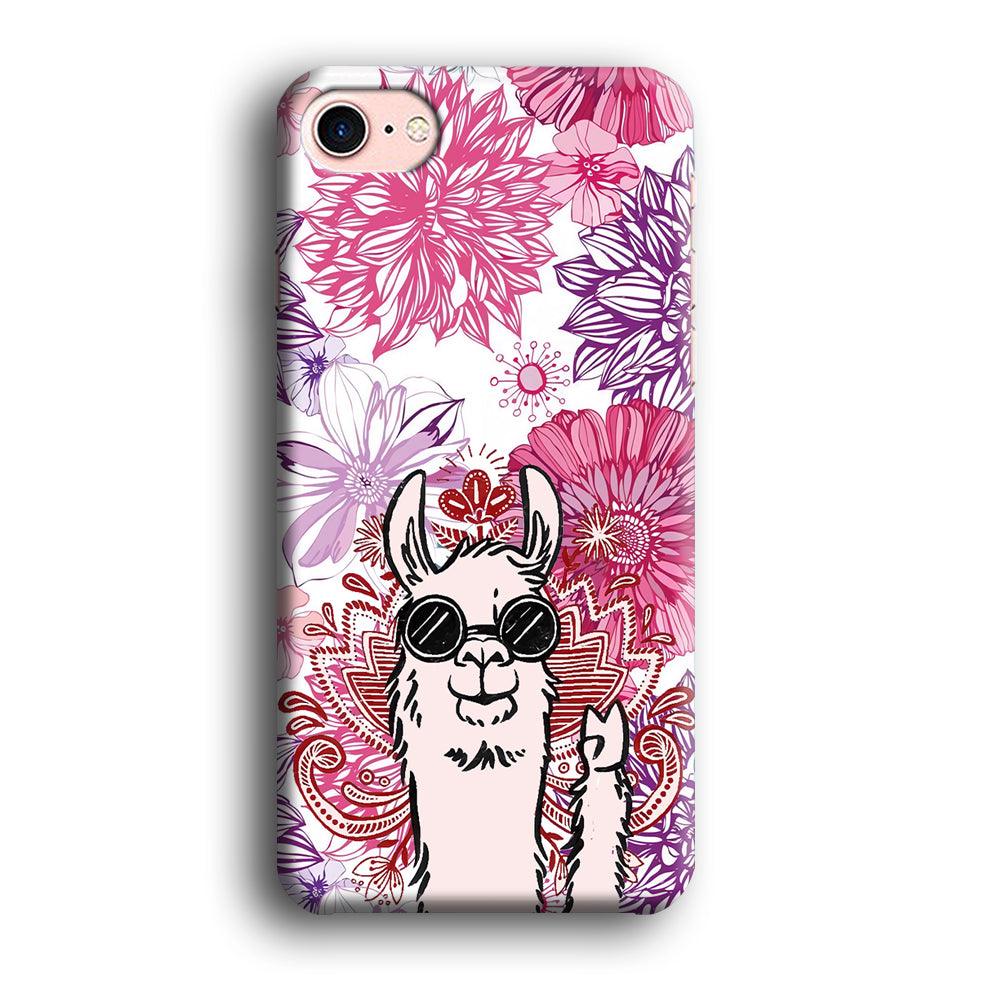 Ilama Message of Peace iPhone 8 Case-Oxvistore