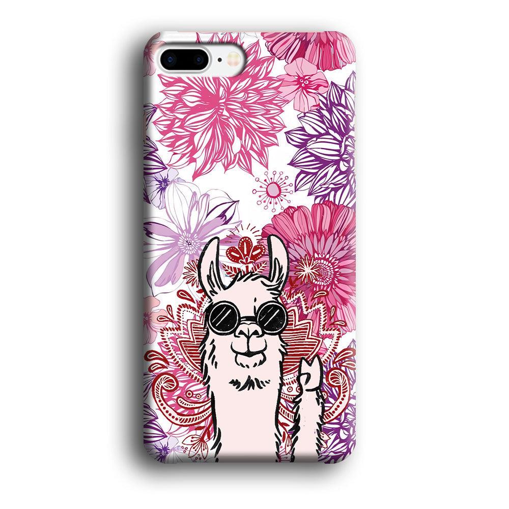 Ilama Message of Peace iPhone 7 Plus Case-Oxvistore