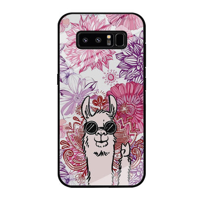 Ilama Message of Peace Samsung Galaxy Note 8 Case-Oxvistore