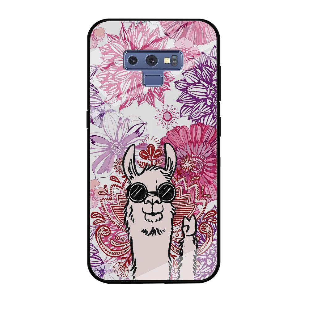 Ilama Message of Peace Samsung Galaxy Note 9 Case-Oxvistore