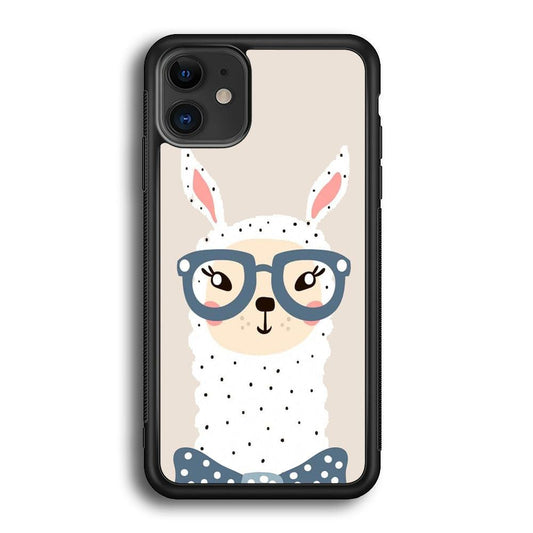 Ilama, Tell Me a Story iPhone 12 Case-Rubber Black (2D Case)-Oxvistore