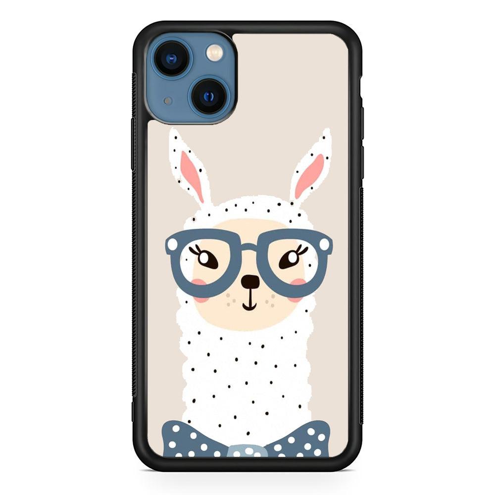 Ilama, Tell Me a Story iPhone 14 Plus Case-Rubber Black (2D Case)-Oxvistore