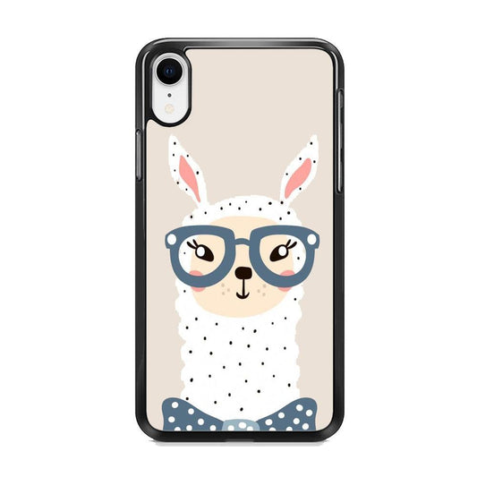 Ilama, Tell Me a Story iPhone XR Case-Rubber Black (2D Case)-Oxvistore