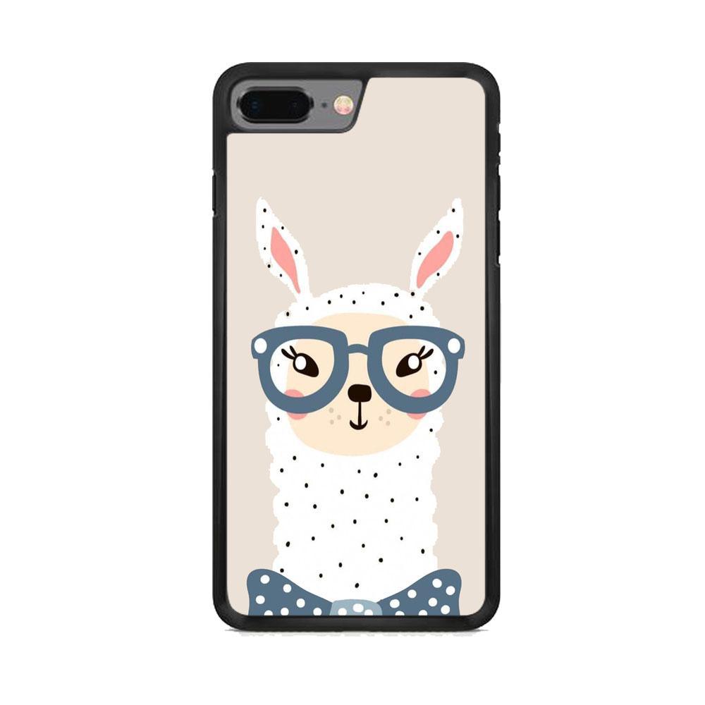 Ilama, Tell Me a Story iPhone 7 Plus Case-Rubber Black (2D Case)-Oxvistore