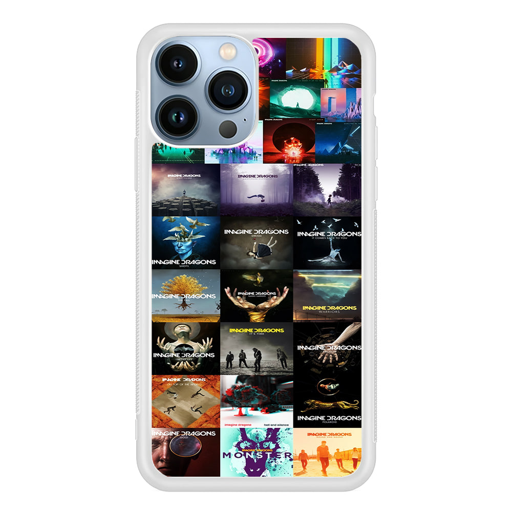 Imagine Dragons Album Collection 2D Rubber Phone Case