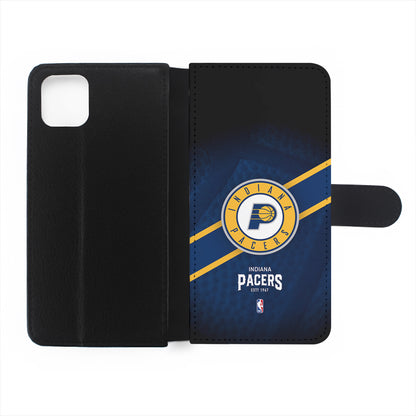 Indiana Pacers Logo Flip Wallet Phone Case