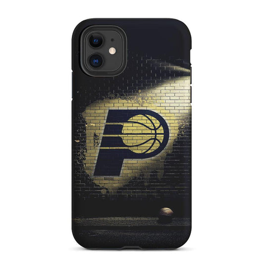 Indiana Pacers Wall 2 in 1 Tough Phone Case-Oxvistore