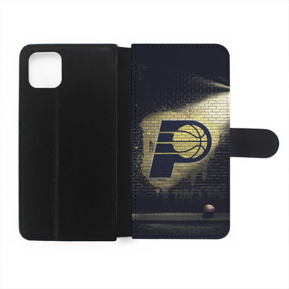 Indiana Pacers Wall Flip Wallet Phone Case