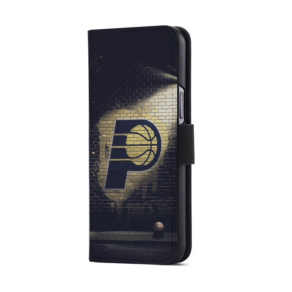 Indiana Pacers Wall Flip Wallet Phone Case