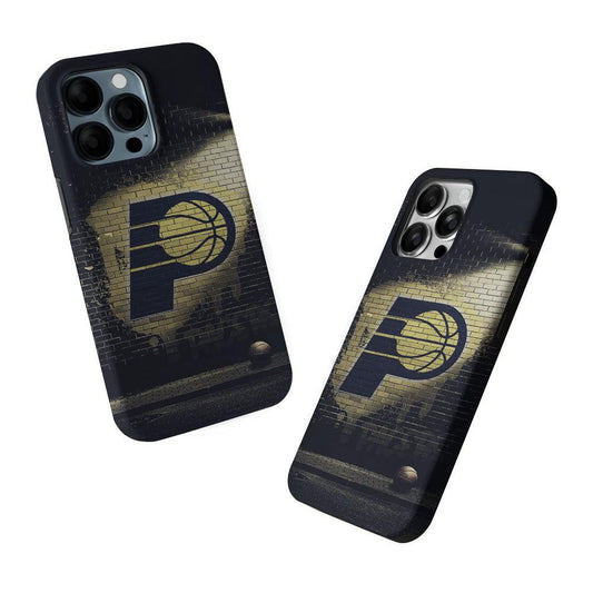 Indiana Pacers Wall 2 in 1 Tough Phone Case-Oxvistore