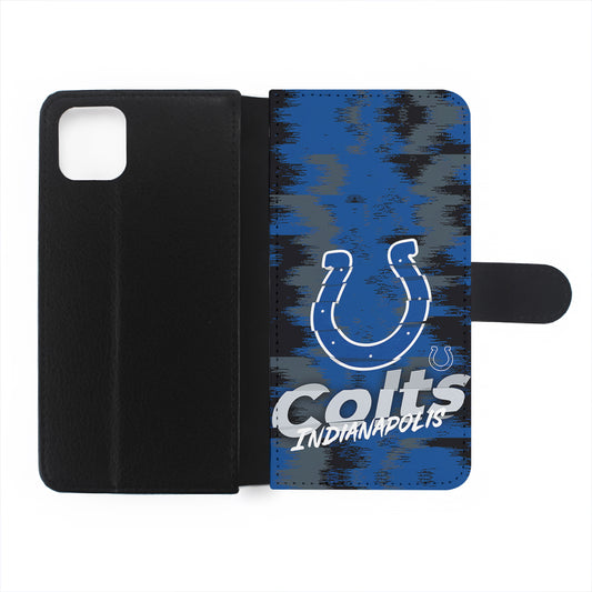 Indianapolis Colts Abstract Color Flip Wallet Phone Case