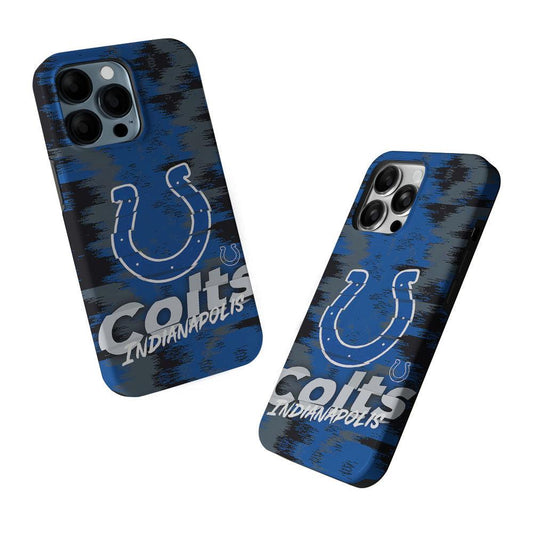 Indianapolis Colts Abstract Color 2 in 1 Tough Phone Case-Oxvistore