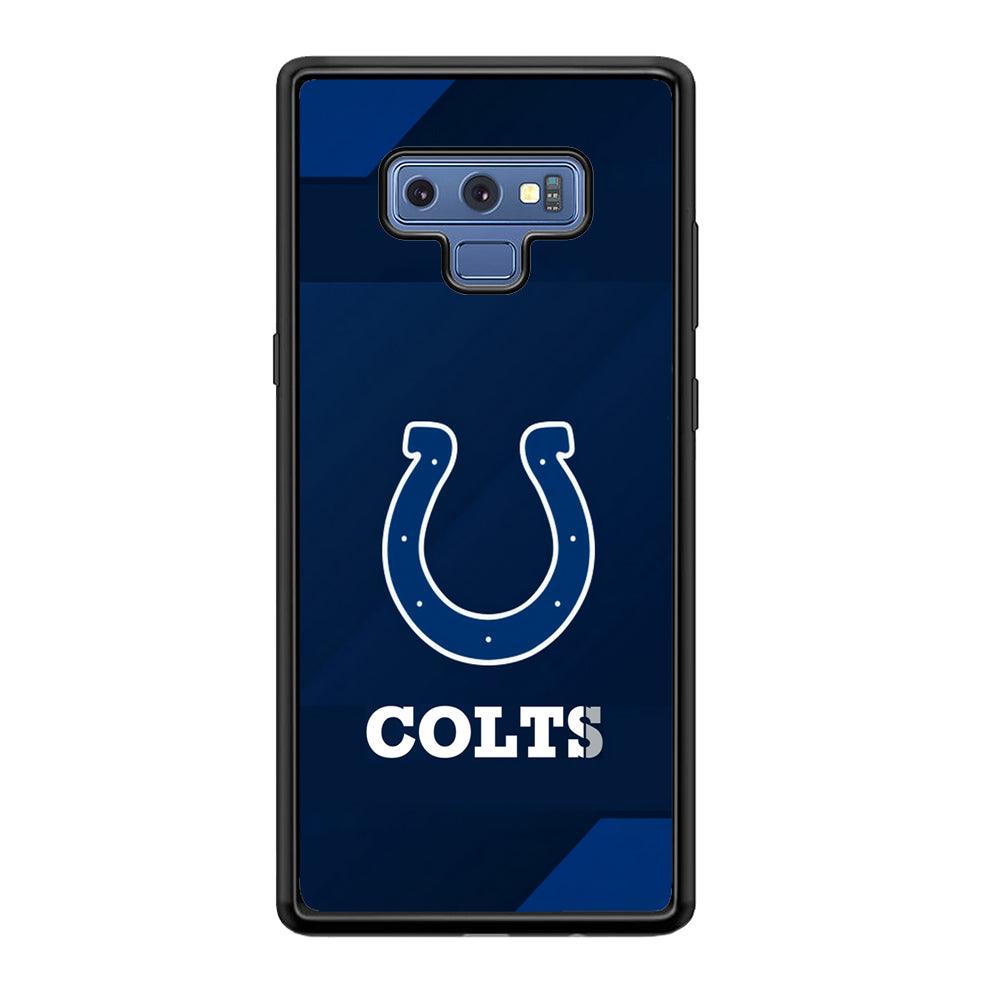 Indianapolis Colts Layer of Shapes Samsung Galaxy Note 9 Case-Oxvistore