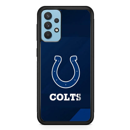 Indianapolis Colts Layer of Shapes Samsung Galaxy A32 Case-Oxvistore