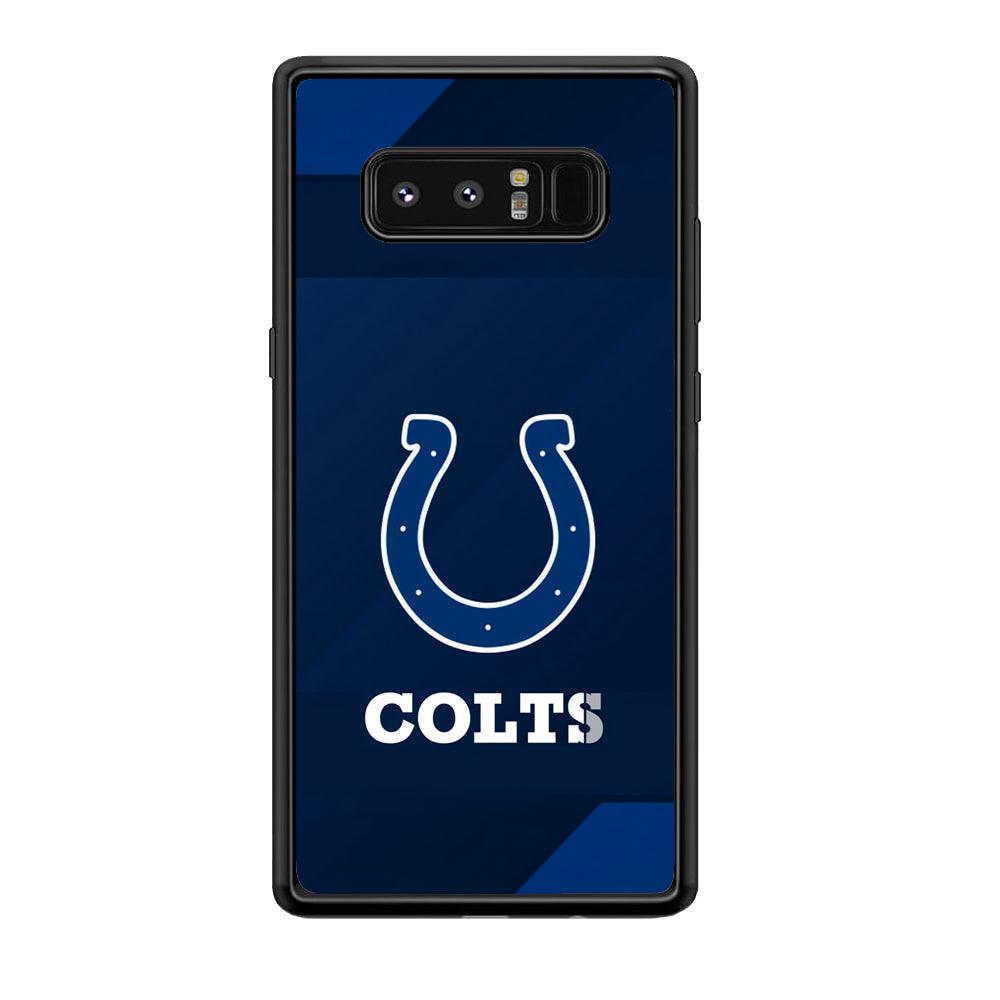 Indianapolis Colts Layer of Shapes Samsung Galaxy Note 8 Case-Oxvistore