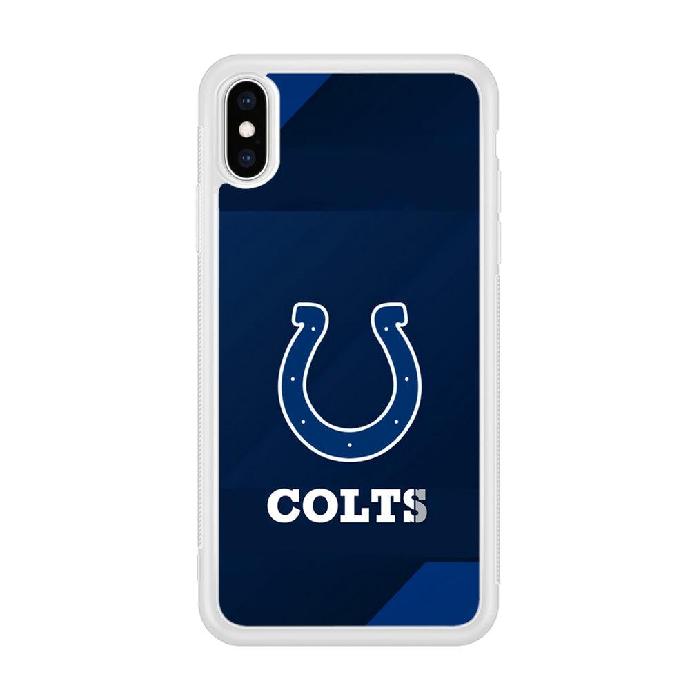 Indianapolis Colts Layer of Shapes iPhone X Case-Oxvistore