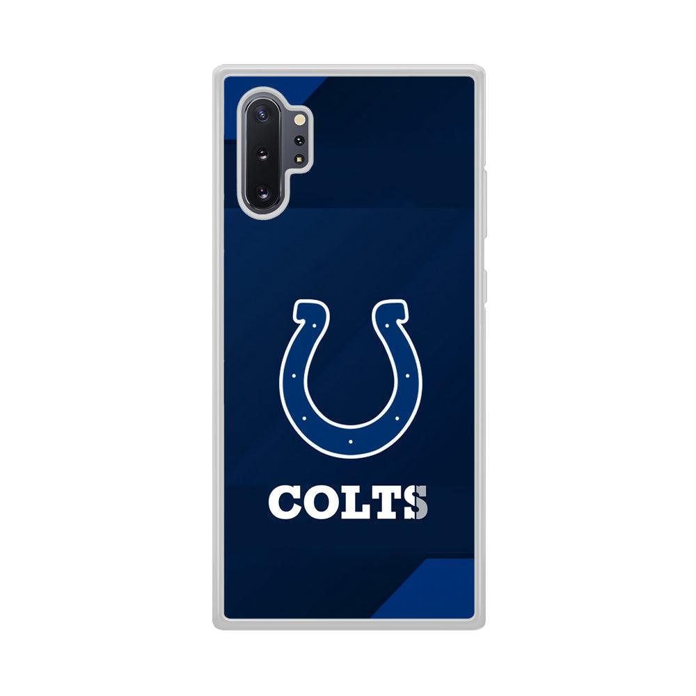 Indianapolis Colts Layer of Shapes Samsung Galaxy Note 10 Plus Case-Oxvistore