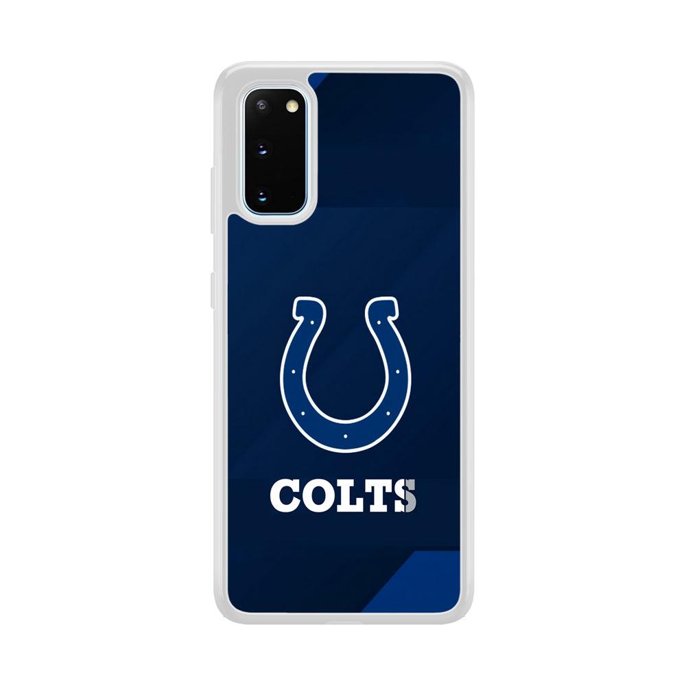 Indianapolis Colts Layer of Shapes Samsung Galaxy S20 Case-Oxvistore