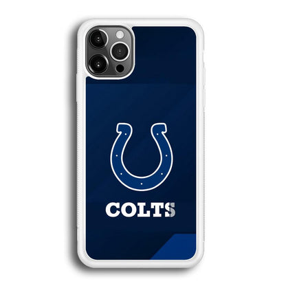 Indianapolis Colts Layer of Shapes iPhone 12 Pro Max Case-Oxvistore