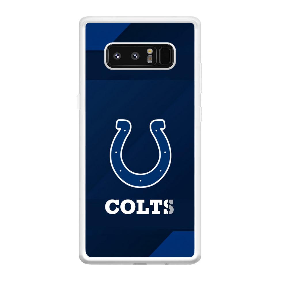 Indianapolis Colts Layer of Shapes Samsung Galaxy Note 8 Case-Oxvistore