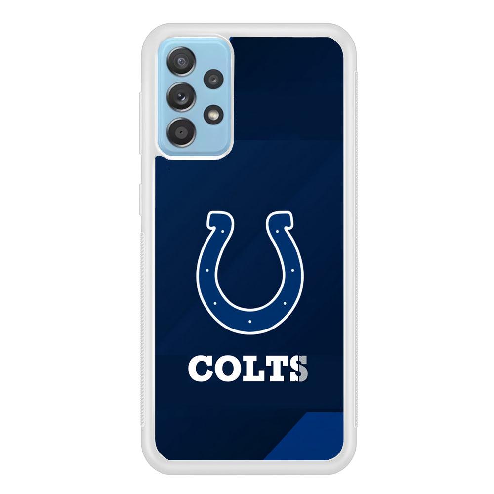 Indianapolis Colts Layer of Shapes Samsung Galaxy A52 Case-Oxvistore