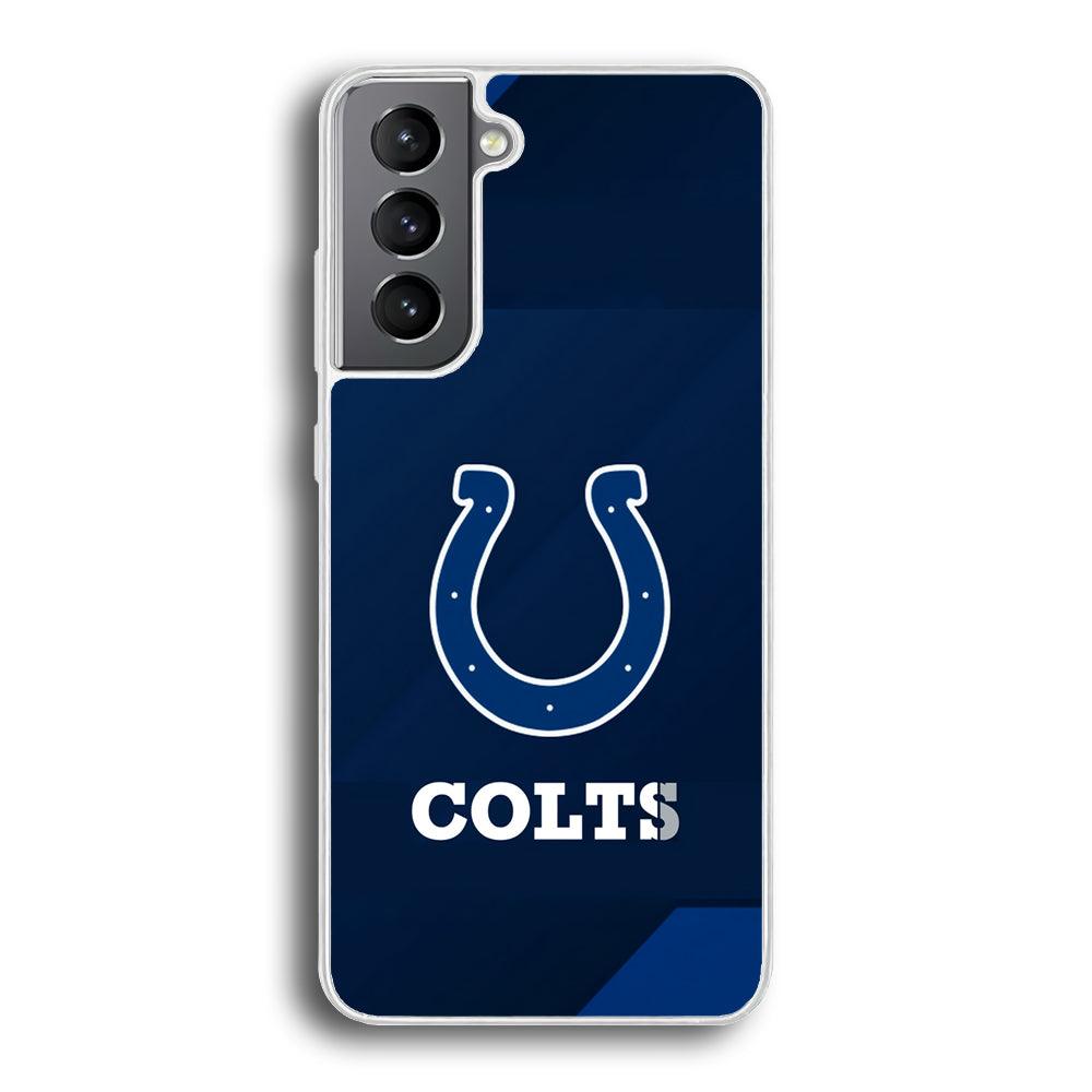 Indianapolis Colts Layer of Shapes Samsung Galaxy S21 Case-Oxvistore