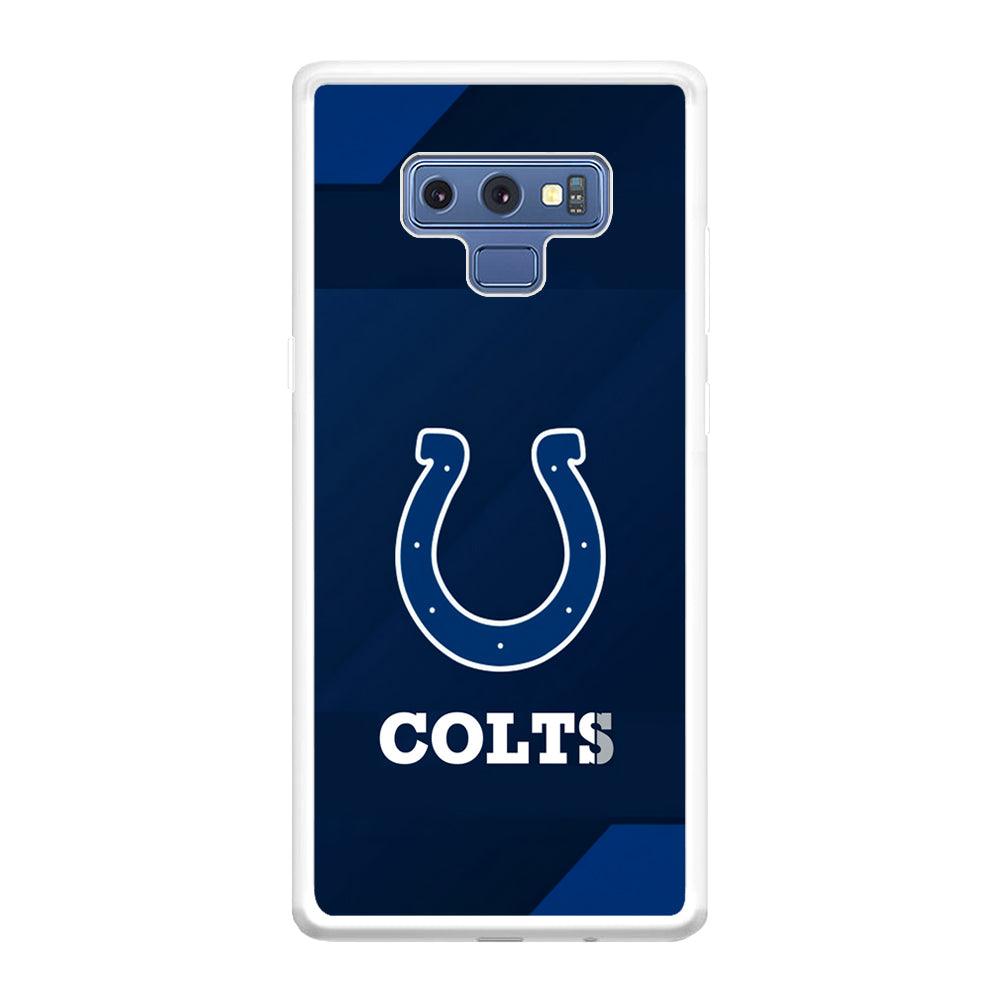 Indianapolis Colts Layer of Shapes Samsung Galaxy Note 9 Case-Oxvistore