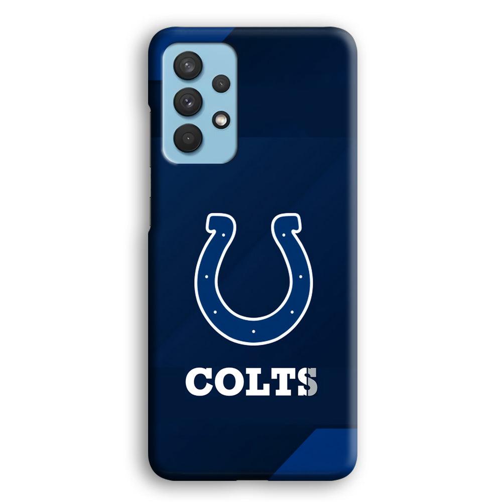 Indianapolis Colts Layer of Shapes Samsung Galaxy A32 Case-Oxvistore