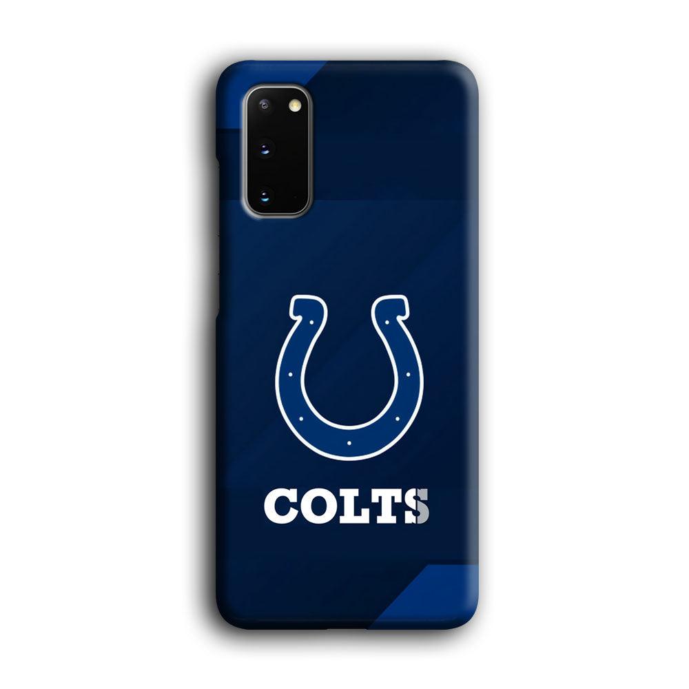 Indianapolis Colts Layer of Shapes Samsung Galaxy S20 Case-Oxvistore