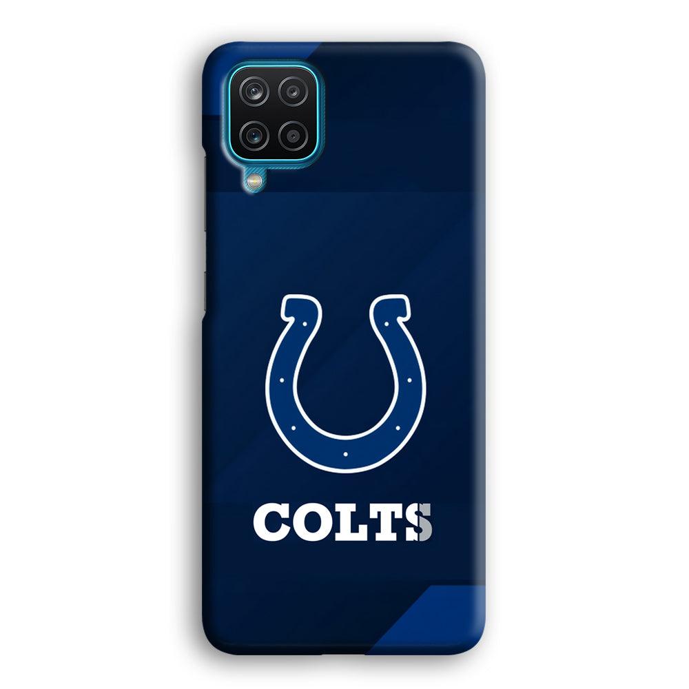 Indianapolis Colts Layer of Shapes Samsung Galaxy A12 Case-Oxvistore