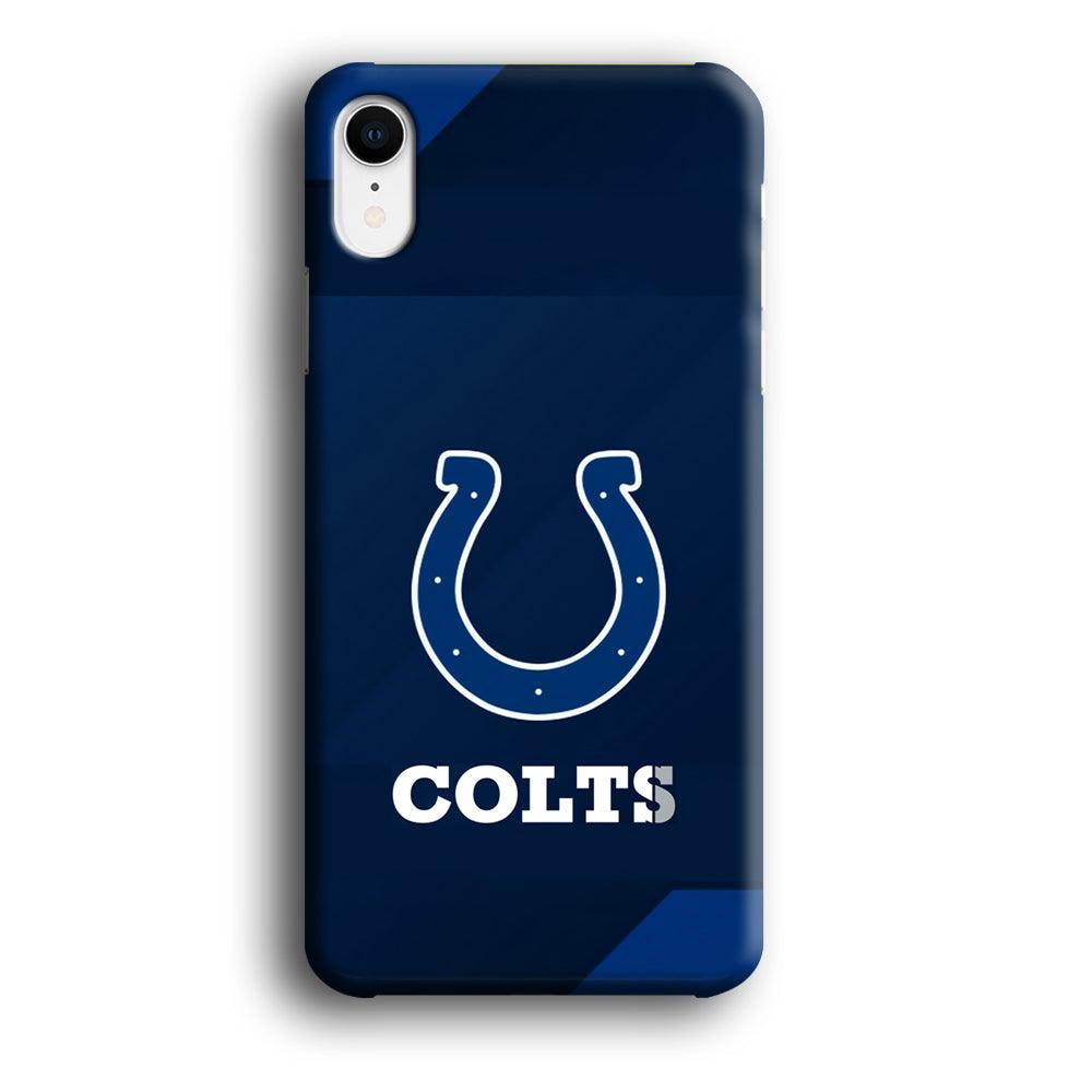 Indianapolis Colts Layer of Shapes iPhone XR Case-Oxvistore