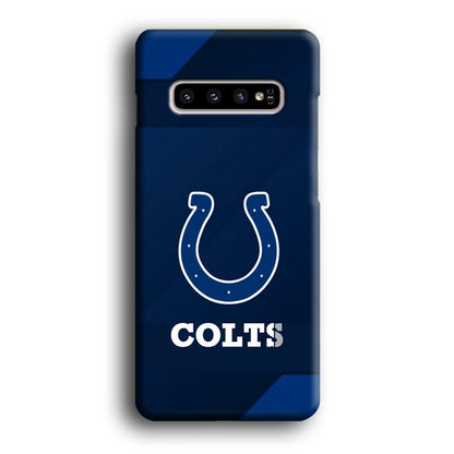 Indianapolis Colts Layer of Shapes Samsung Galaxy S10 Plus Case-Oxvistore