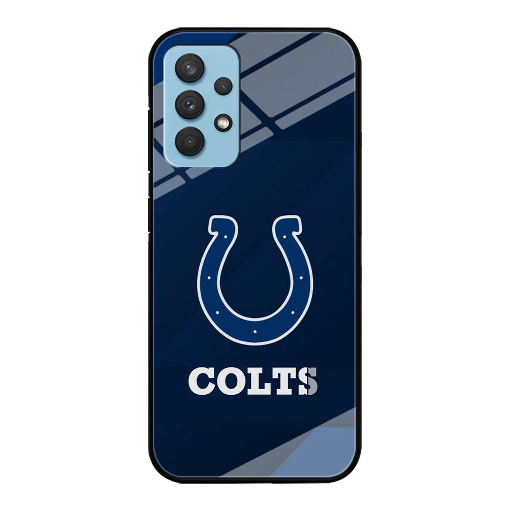 Indianapolis Colts Layer of Shapes Samsung Galaxy A32 Case-Oxvistore