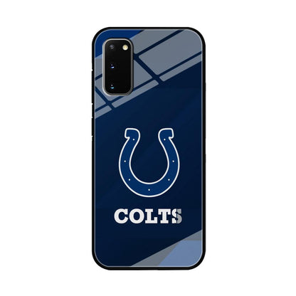 Indianapolis Colts Layer of Shapes Samsung Galaxy S20 Case-Oxvistore