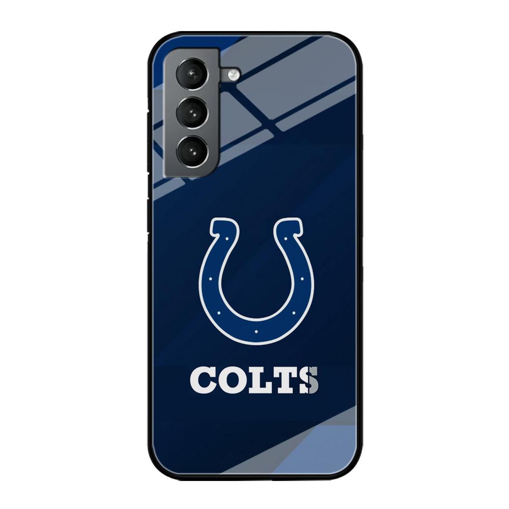 Indianapolis Colts Layer of Shapes Samsung Galaxy S21 Case-Oxvistore