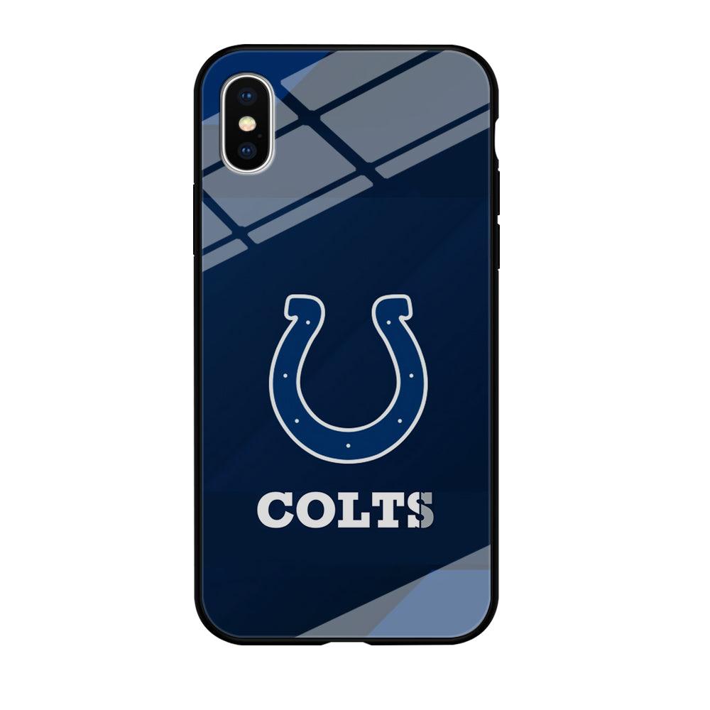 Indianapolis Colts Layer of Shapes iPhone X Case-Oxvistore