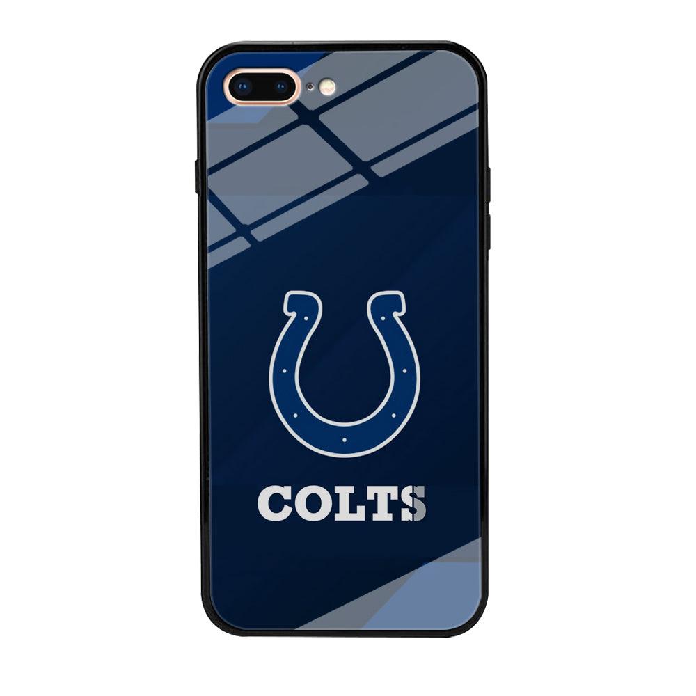 Indianapolis Colts Layer of Shapes iPhone 8 Plus Case-Oxvistore