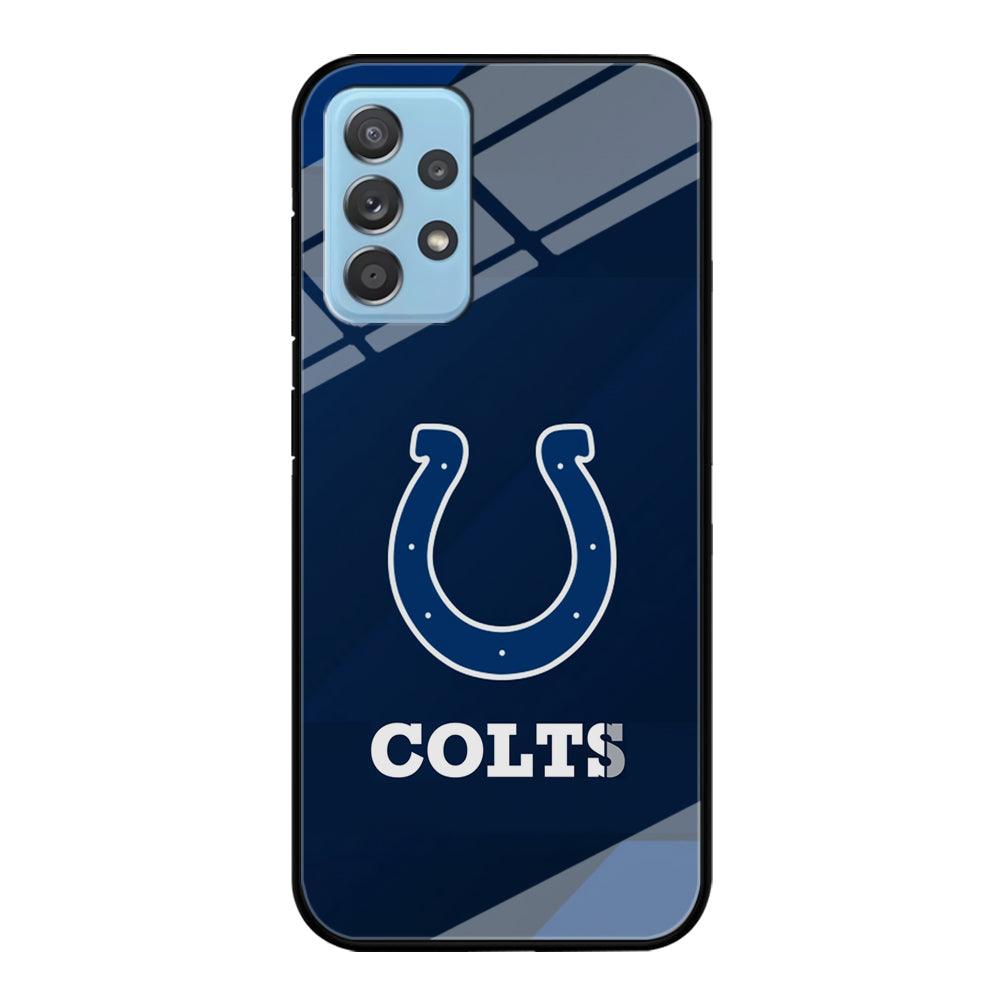 Indianapolis Colts Layer of Shapes Samsung Galaxy A52 Case-Oxvistore