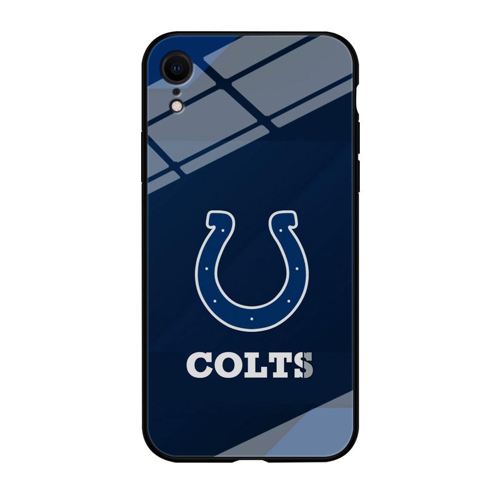 Indianapolis Colts Layer of Shapes iPhone XR Case-Oxvistore