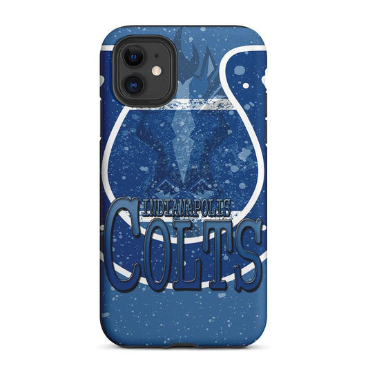Indianapolis Colts Logo 2 in 1 Tough Phone Case-Oxvistore