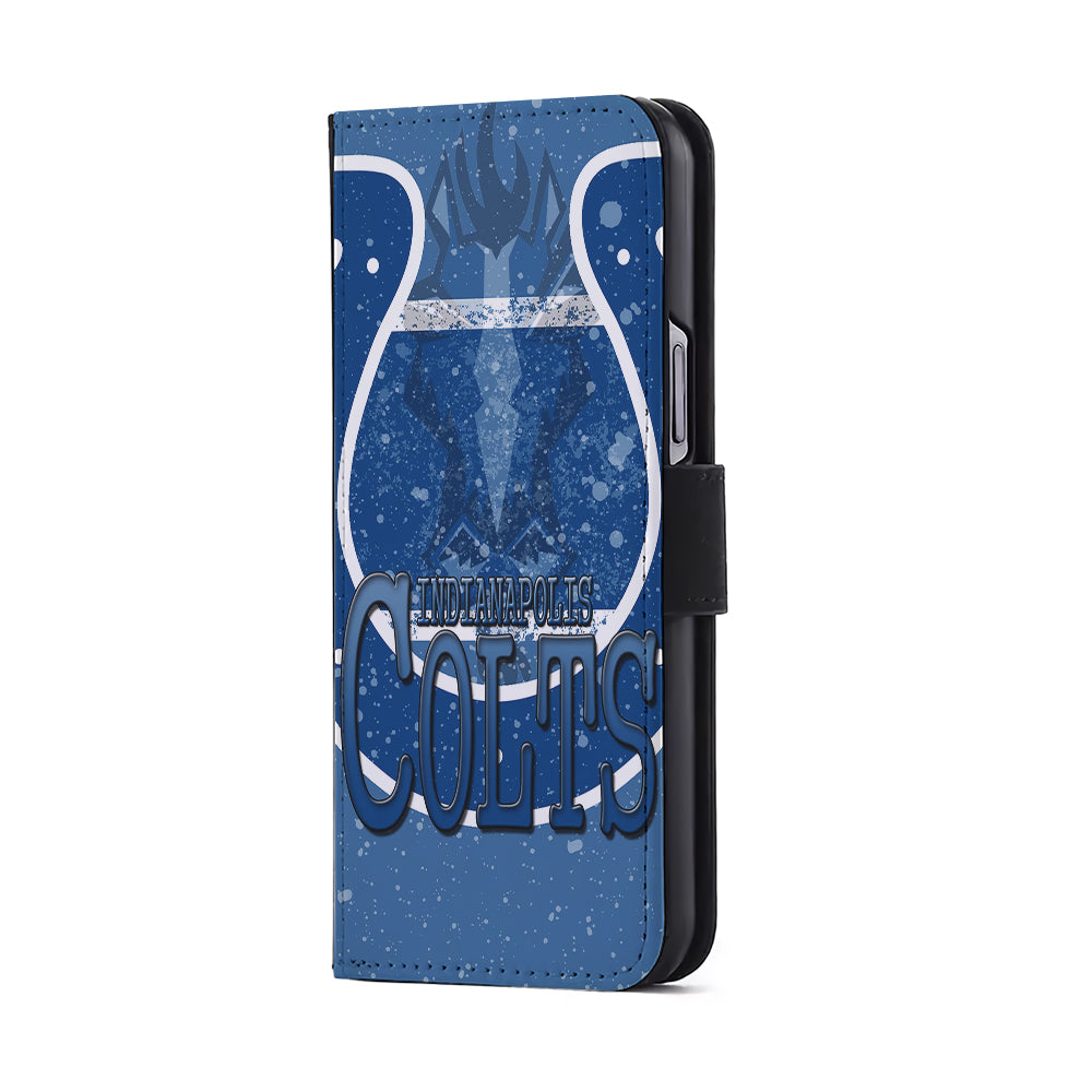 Indianapolis Colts Logo Flip Wallet Phone Case