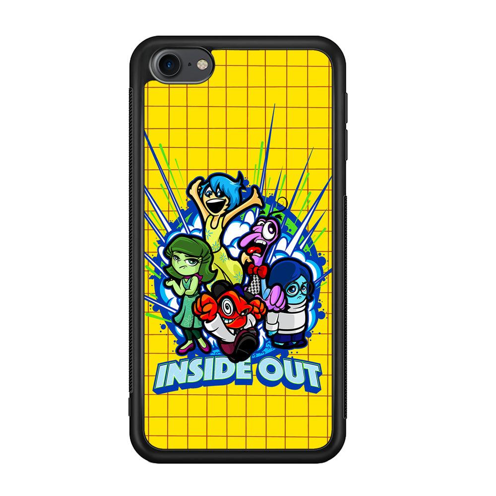 Inside Out Emotional Outburst iPod Touch 6 Case-Rubber Black (2D Case)-Oxvistore
