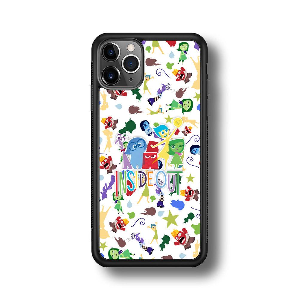 Inside Out Express Yourself iPhone 11 Pro Max Case-Rubber Black (2D Case)-Oxvistore