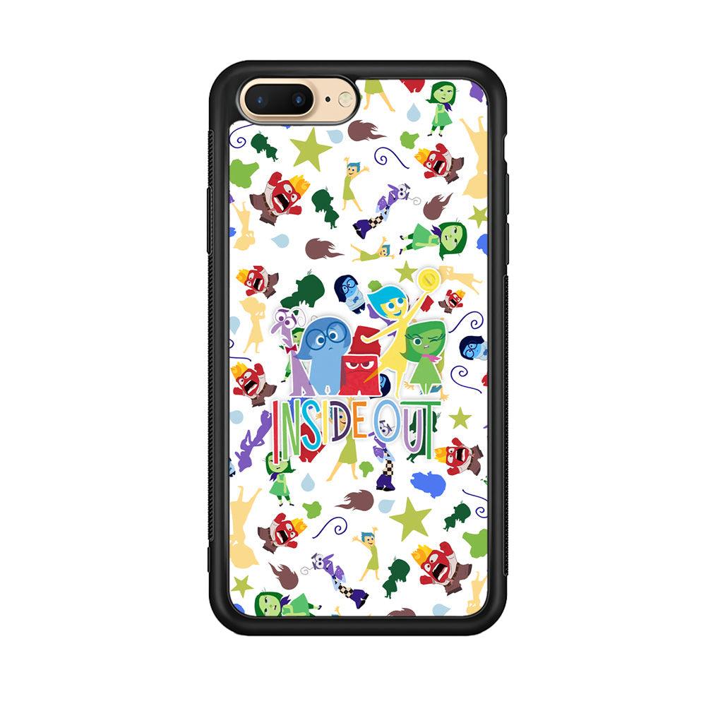 Inside Out Express Yourself iPhone 7 Plus Case-Rubber Black (2D Case)-Oxvistore