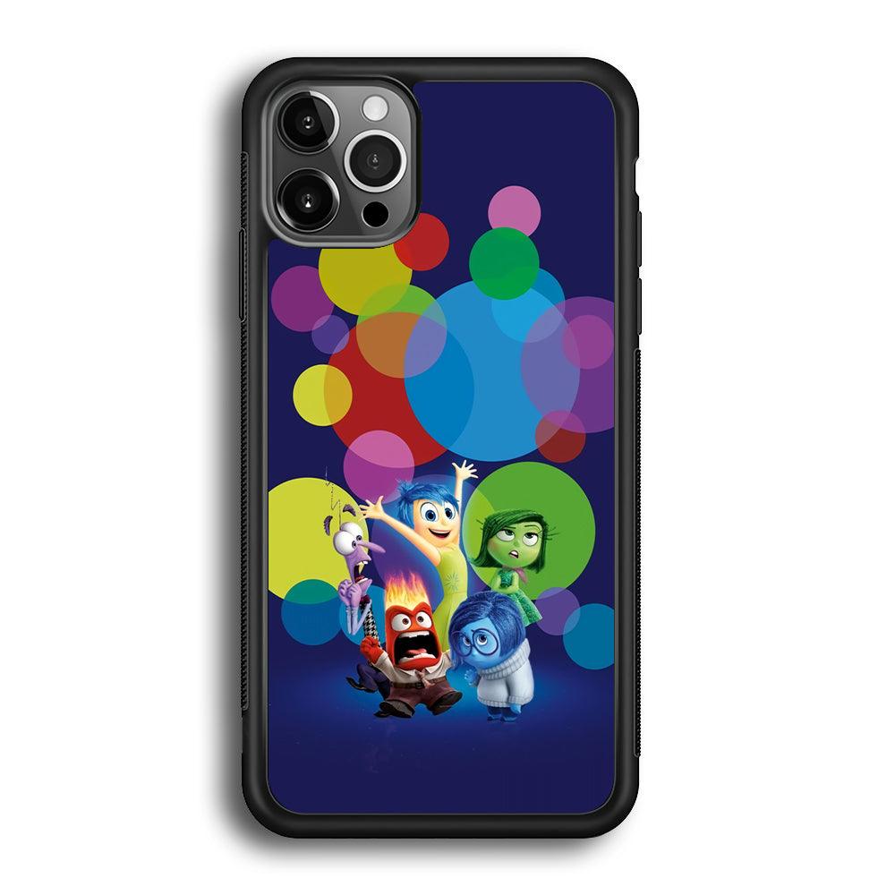 Inside Out Paradise of Mind iPhone 12 Pro Case-Rubber Black (2D Case)-Oxvistore