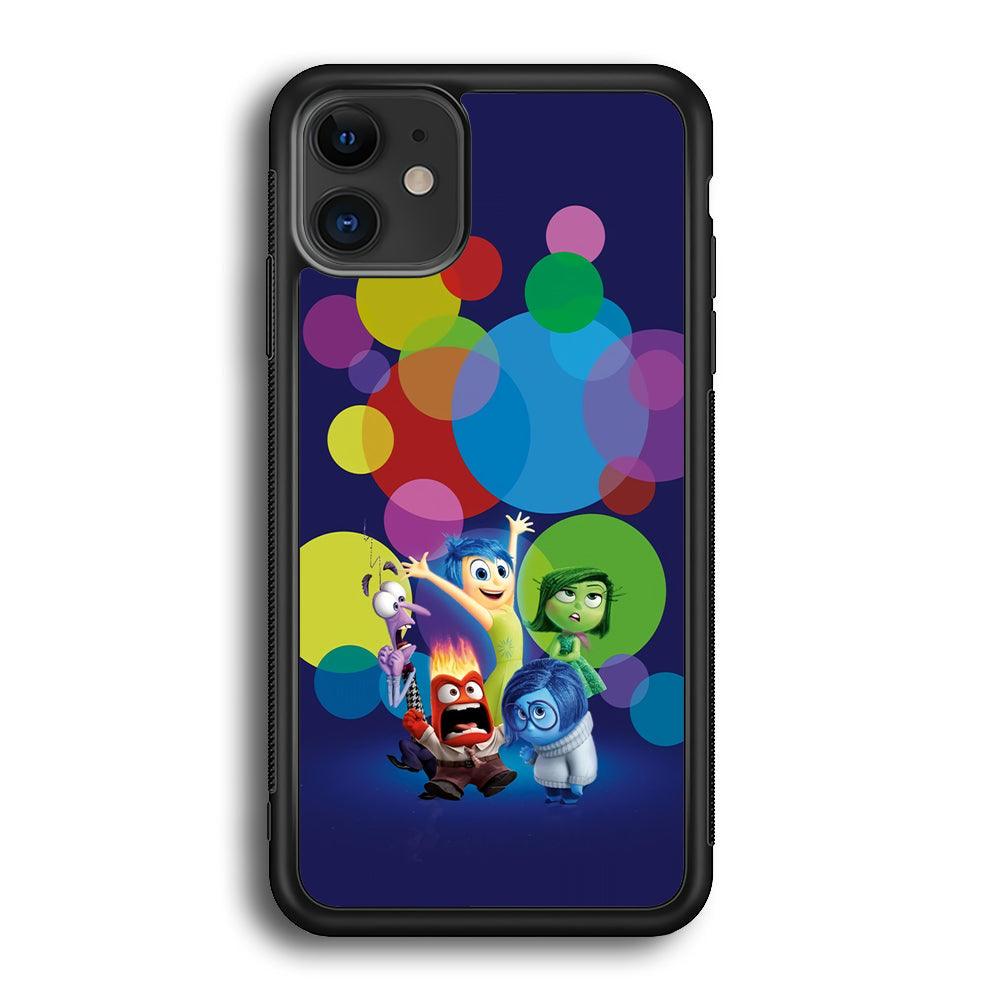 Inside Out Paradise of Mind iPhone 11 Case-Rubber Black (2D Case)-Oxvistore