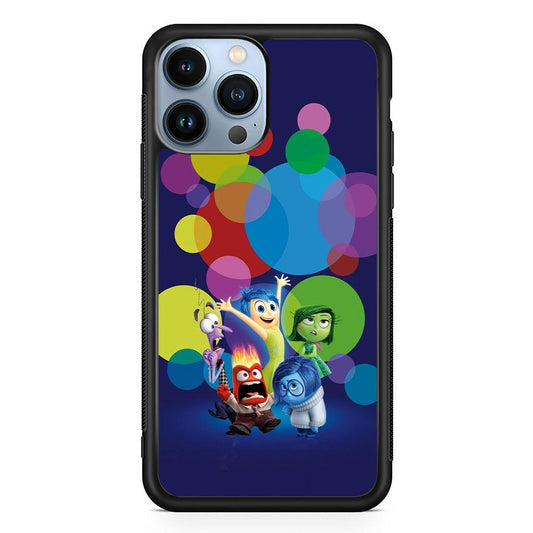 Inside Out Paradise of Mind iPhone 14 Pro Case-Rubber Black (2D Case)-Oxvistore