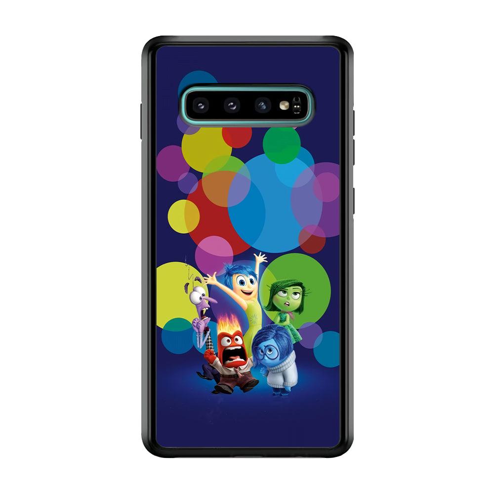 Inside Out Paradise of Mind Samsung Galaxy S10 Case-Rubber Black (2D Case)-Oxvistore